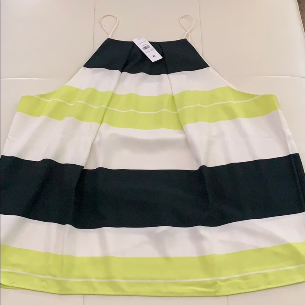 NWT Ann Taylor Color Block Sleeveless Blouse